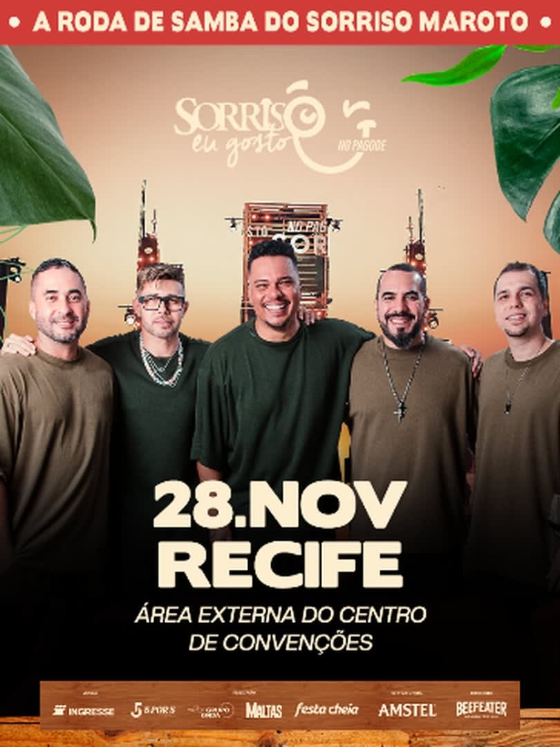 Sorriso Eu Gosto no Pagode - Recife