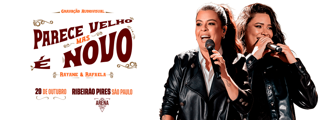 Gravação Audiovisual Parece Velho, Mas É Novo — Rayane e Rafaela