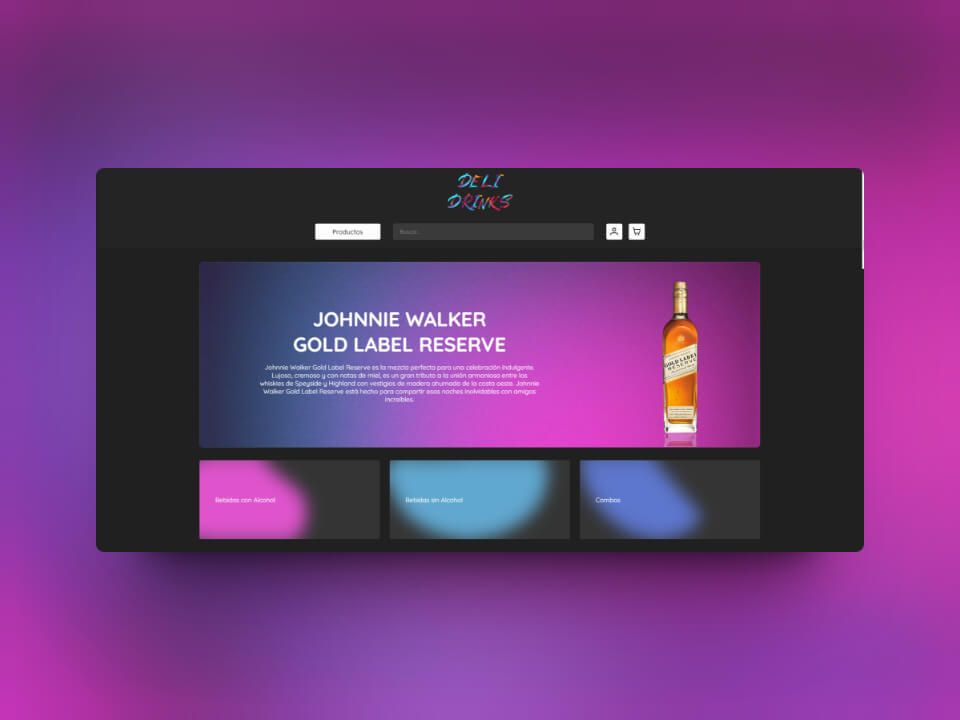 Delidrinks - Ecommerce