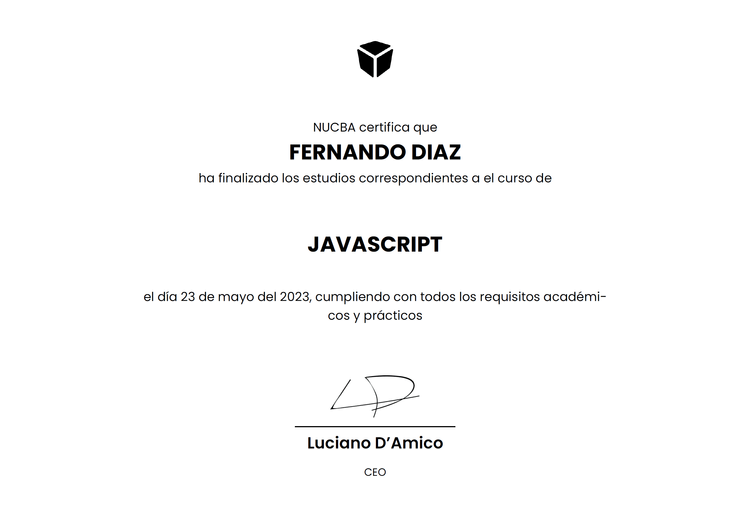 Desarrollador JavaScript NUCBA