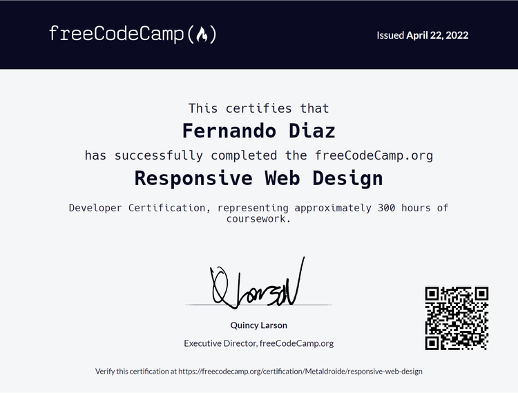 FreecodeCamp Responsive Web Design