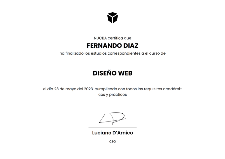 Diseño Web NUCBA