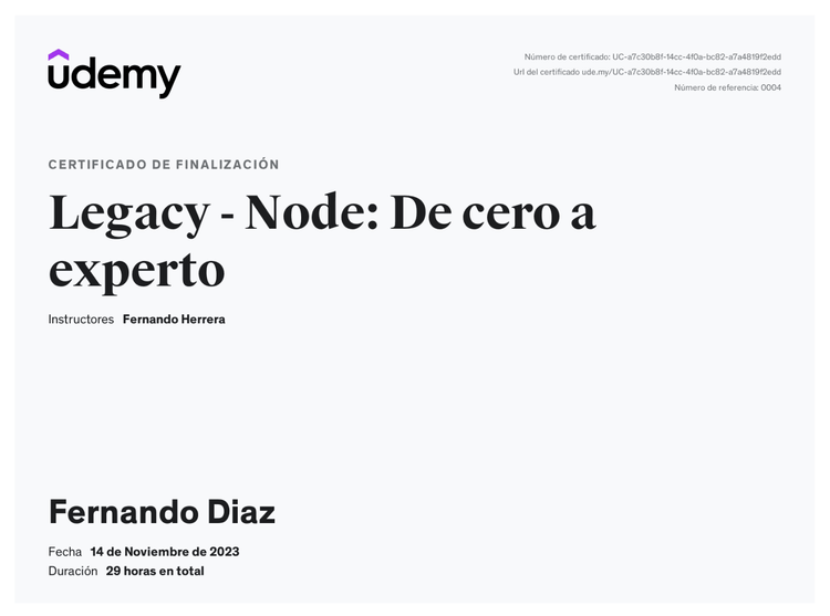 Node de Cero a Experto