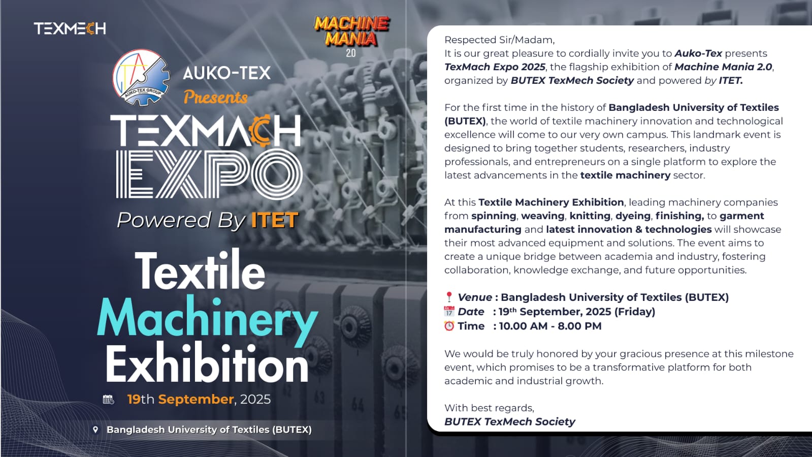 Textile Machinery Exhibition