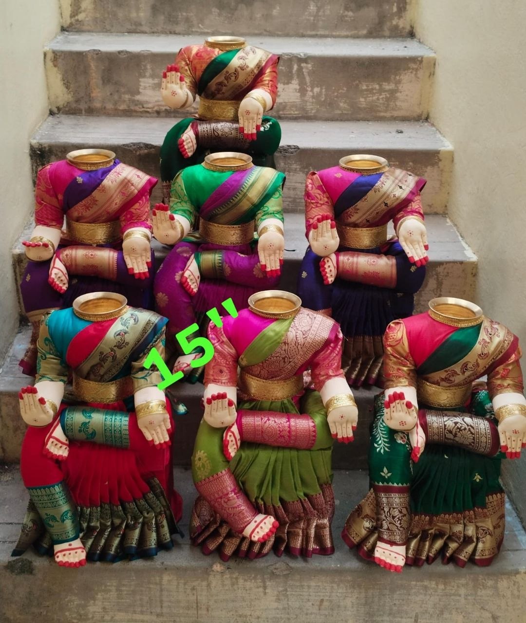 Traditional Kolu Amman Doll – 15 inch