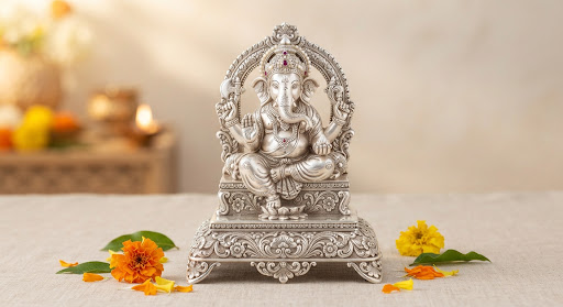 Handcrafted Silver Pooja Idol
