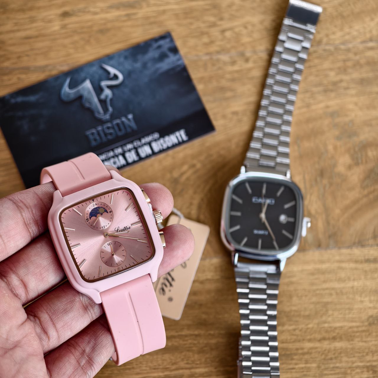 Relojes Sanda en la caja