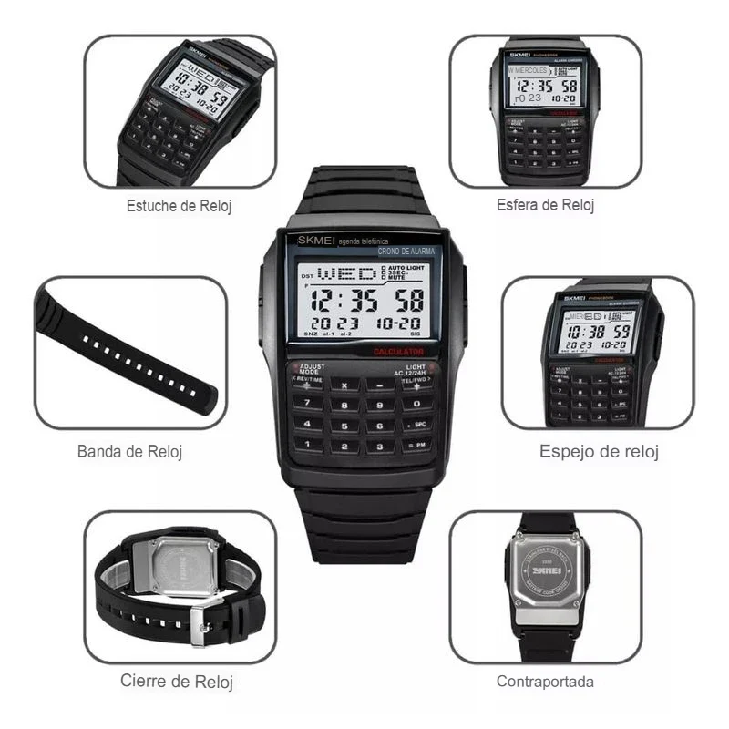 Detalle del teclado de la calculadora