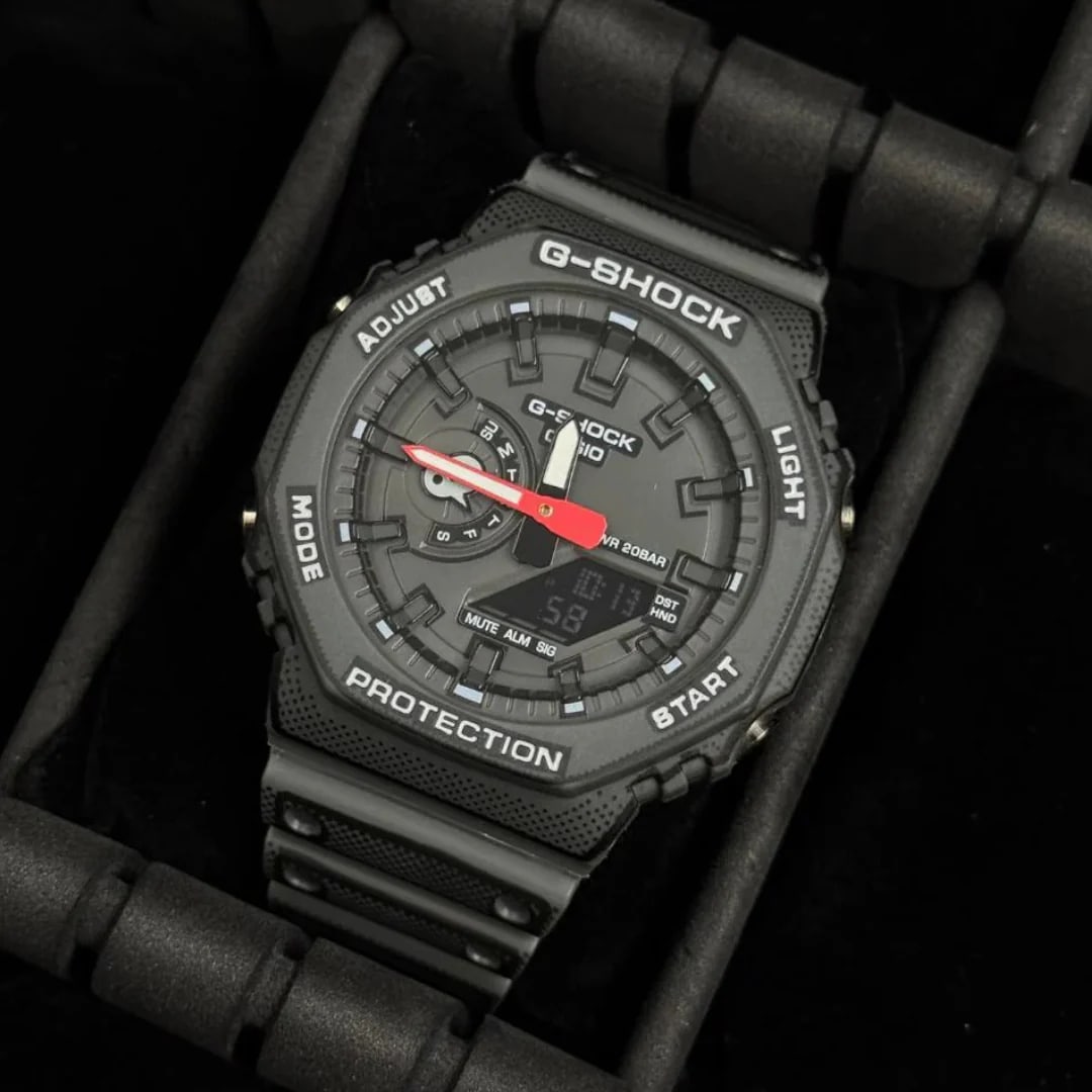 Vista lateral Reloj G-Shock Oak Negro
