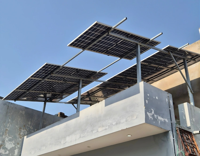 Residential solar installation