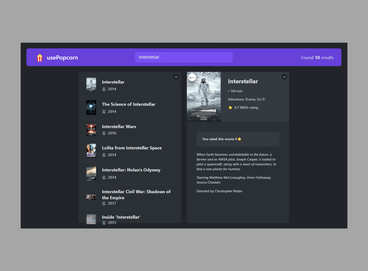 project items