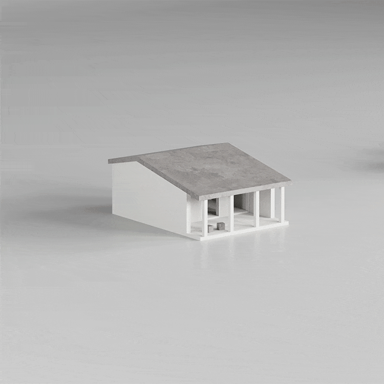 Infografía de la casa tipo JA