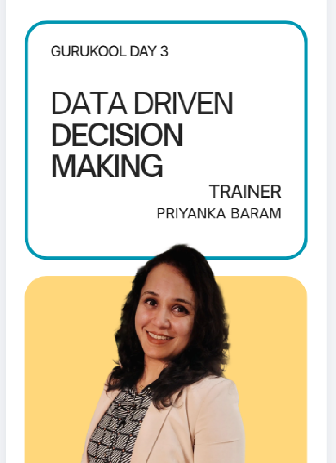 Data Driven decision making