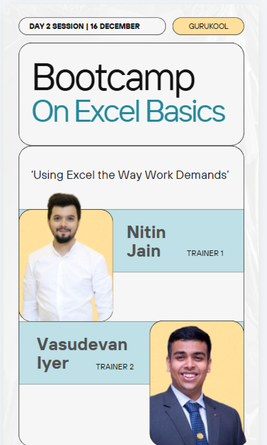 Bootcamp on Excel