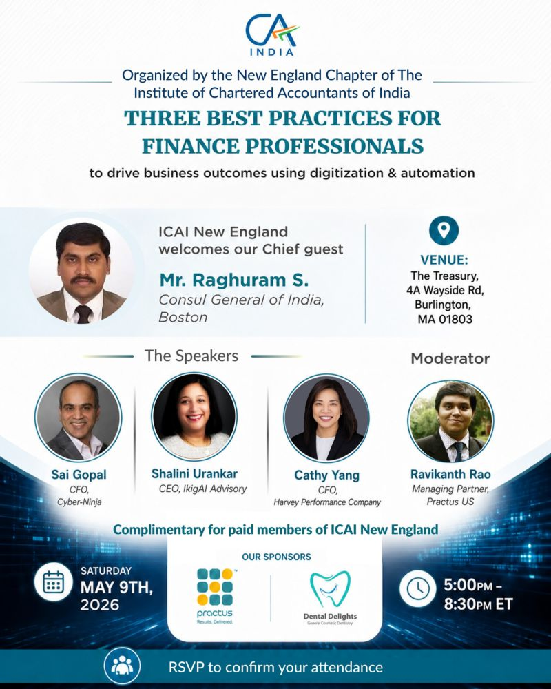 ICAI New England — Three Best Practices for Finance Professionals