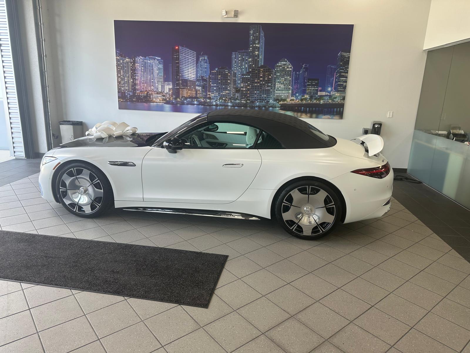 Mercedes-AMG SL Roadster, White Convertible