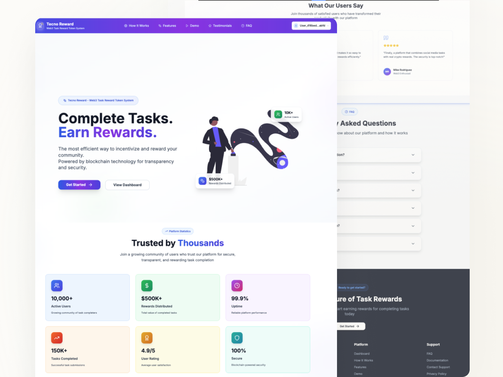 Web3 Rewards - Task Reward Platform