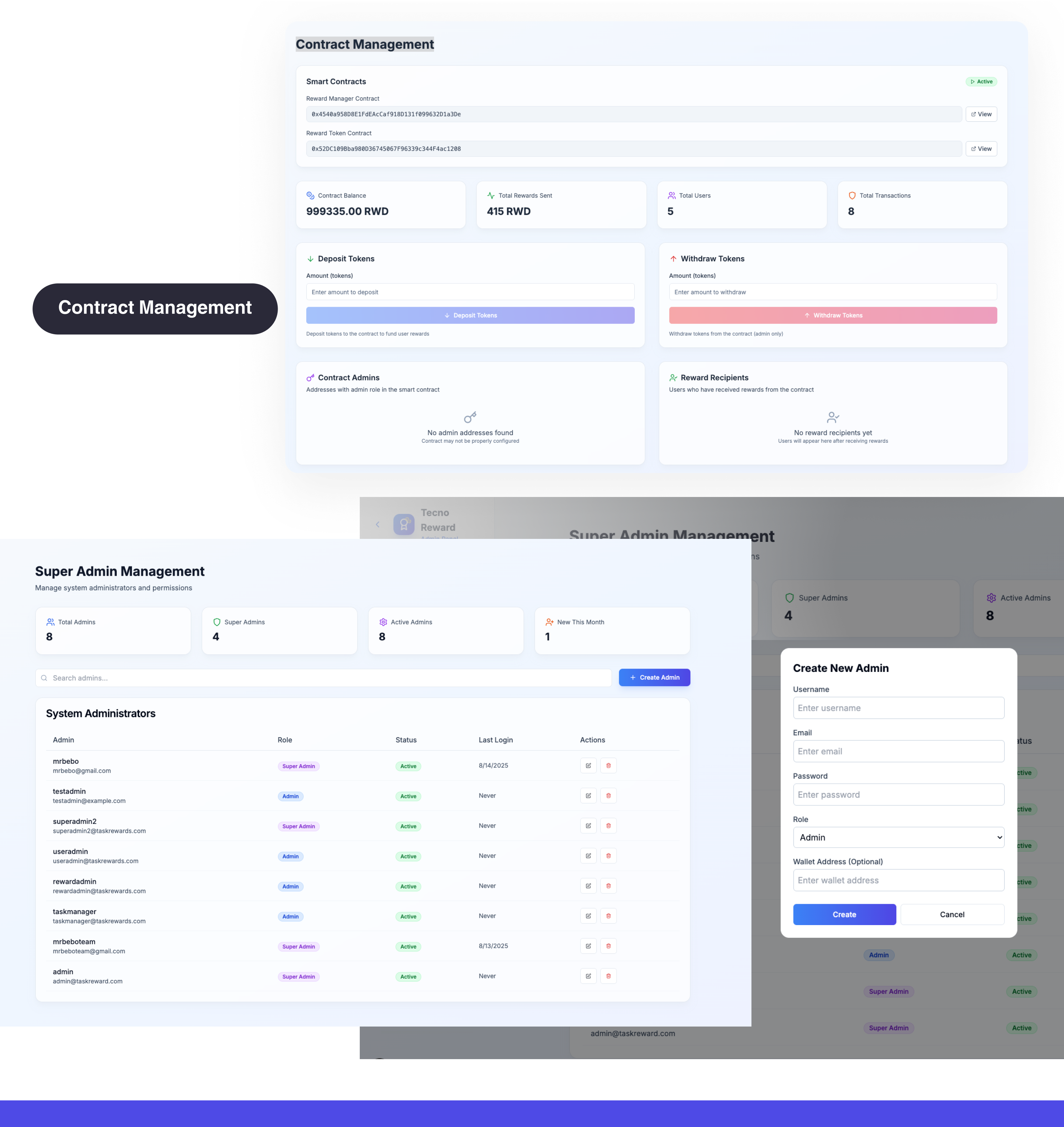 Web3 Rewards - Task Reward Platform