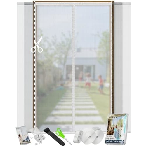 ARCOL Moustiquaire Magnétique Portes 155x Réglable