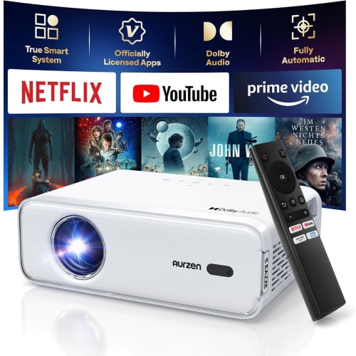 Aurzen Eazze D1 Videoprojecteur 4K Supportée