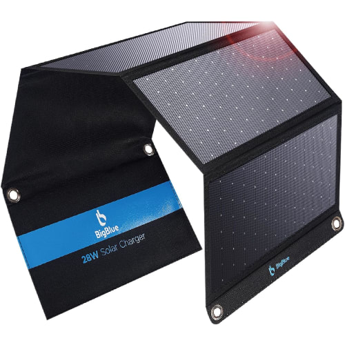BigBlue Chargeur Solaire Pliable C A Ports Panneau