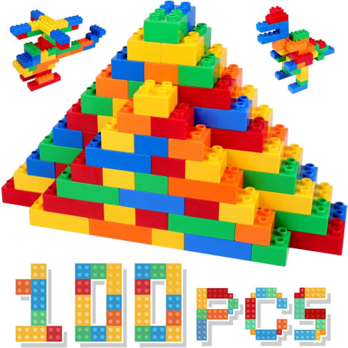 Blocs Construction 100 Pièces Duplo Grandes