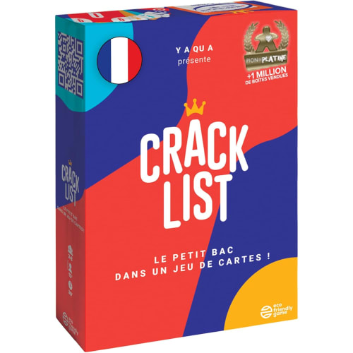 CRACK LIST Petit bac Cartes d'ambiance entre amis