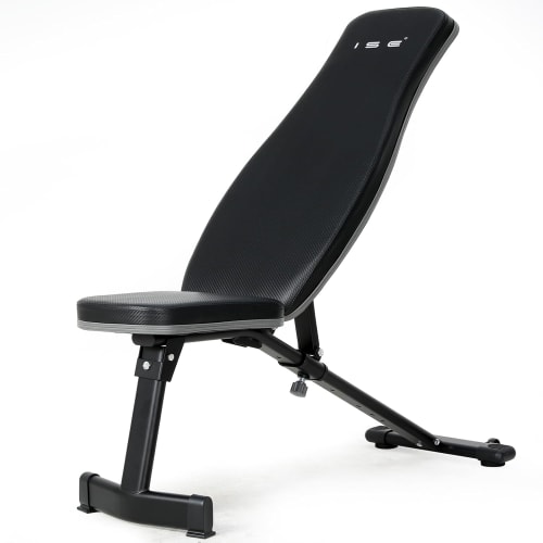 ISE Banc Musculation Pliable Complet Inclinable