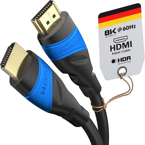 KabelDirekt Câble 8K 4K 2m autres longueurs Câble conçu