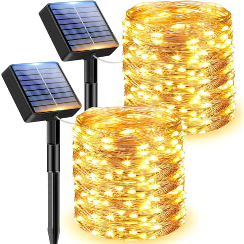 Litogo Lot Guirlande Lumineuse Exterieur Solaire