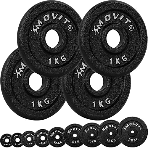 MOVIT Disques d'Haltères Fonte