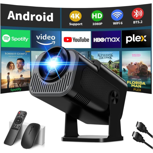 Nonete Vidéoprojecteur 1080P FHD Projecteur Video