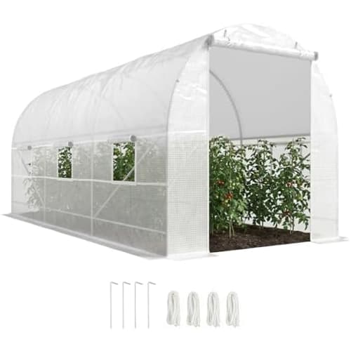 Outsunny Serre Tunnel Jardin 9m²