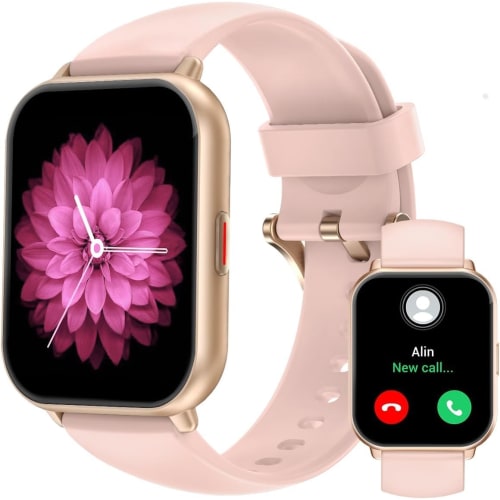 RUIMEN Montre Connectée Femme Appel Lecteur Musique