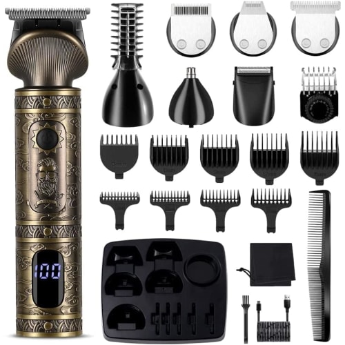 Surker Tondeuse Barbe Homme Tondeuse Cheveux Lame T