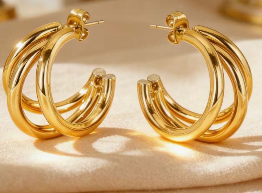 Boucles d'oreilles hypoallergéniques