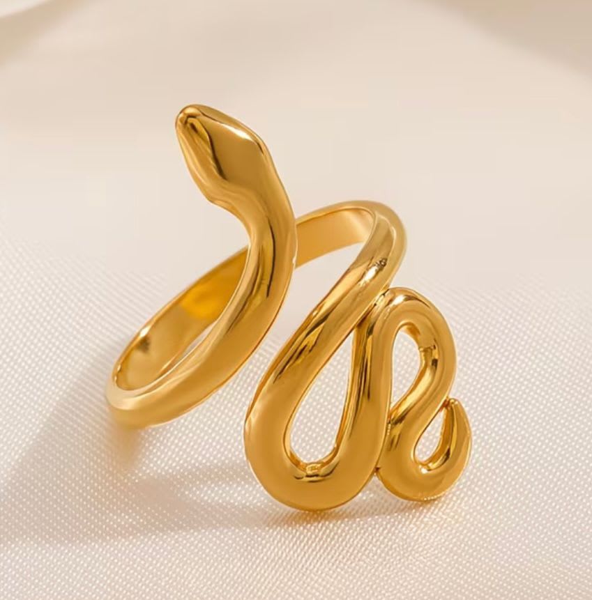 Bague Ouverte Serpent