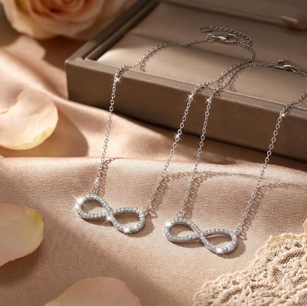 Collier avec Pendentif Infini REF080526C1