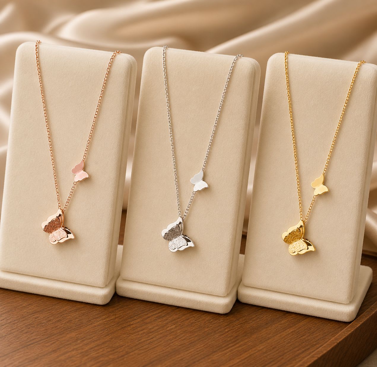 Collier papillon