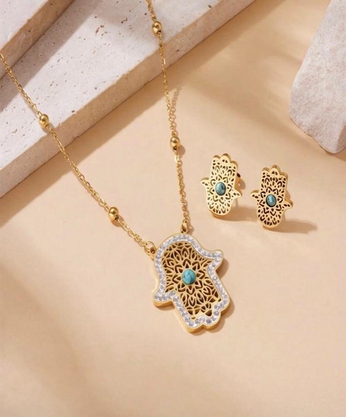 Parure de bijoux rétro