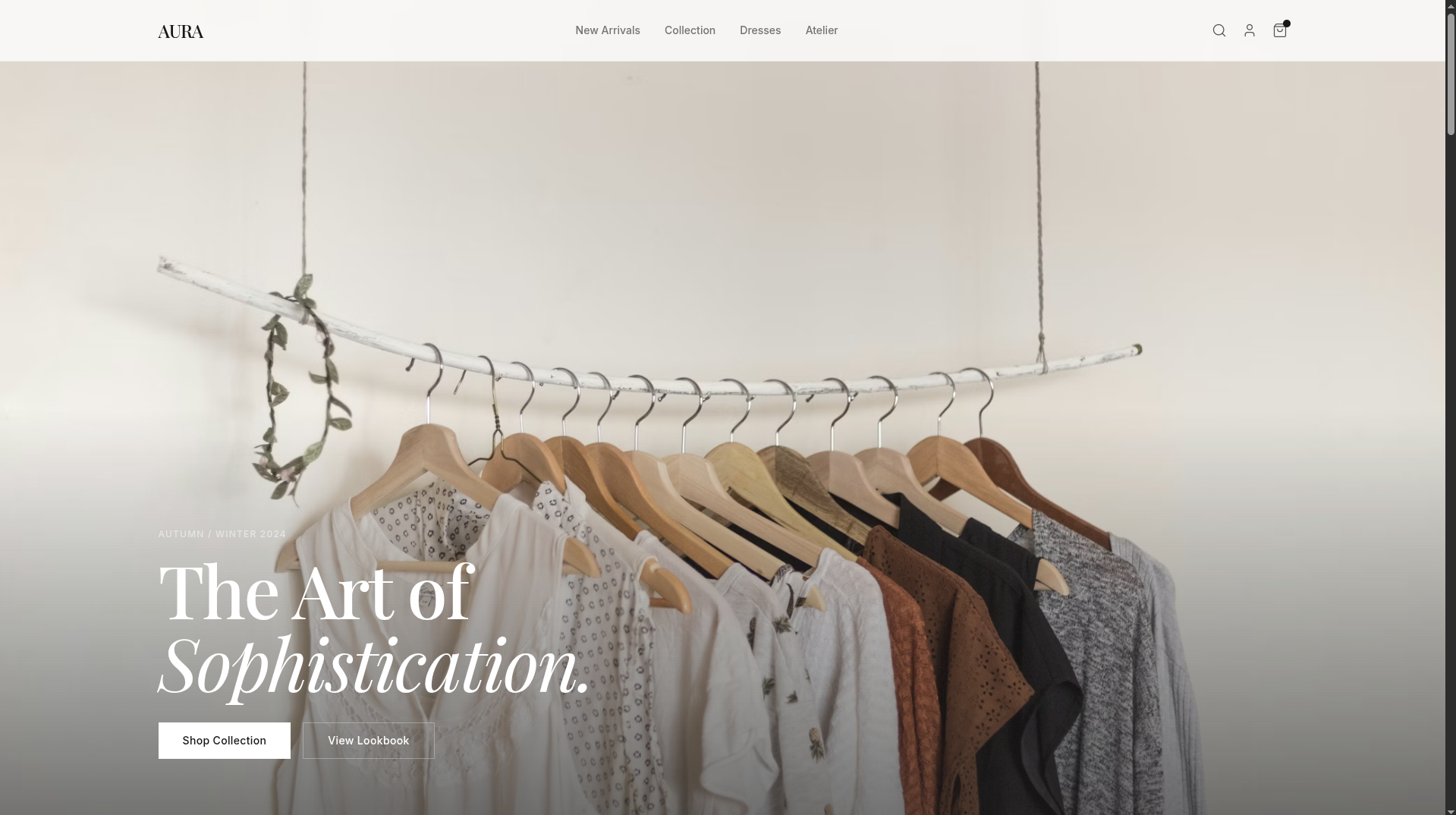 Landin Page Womens Fashion Brand