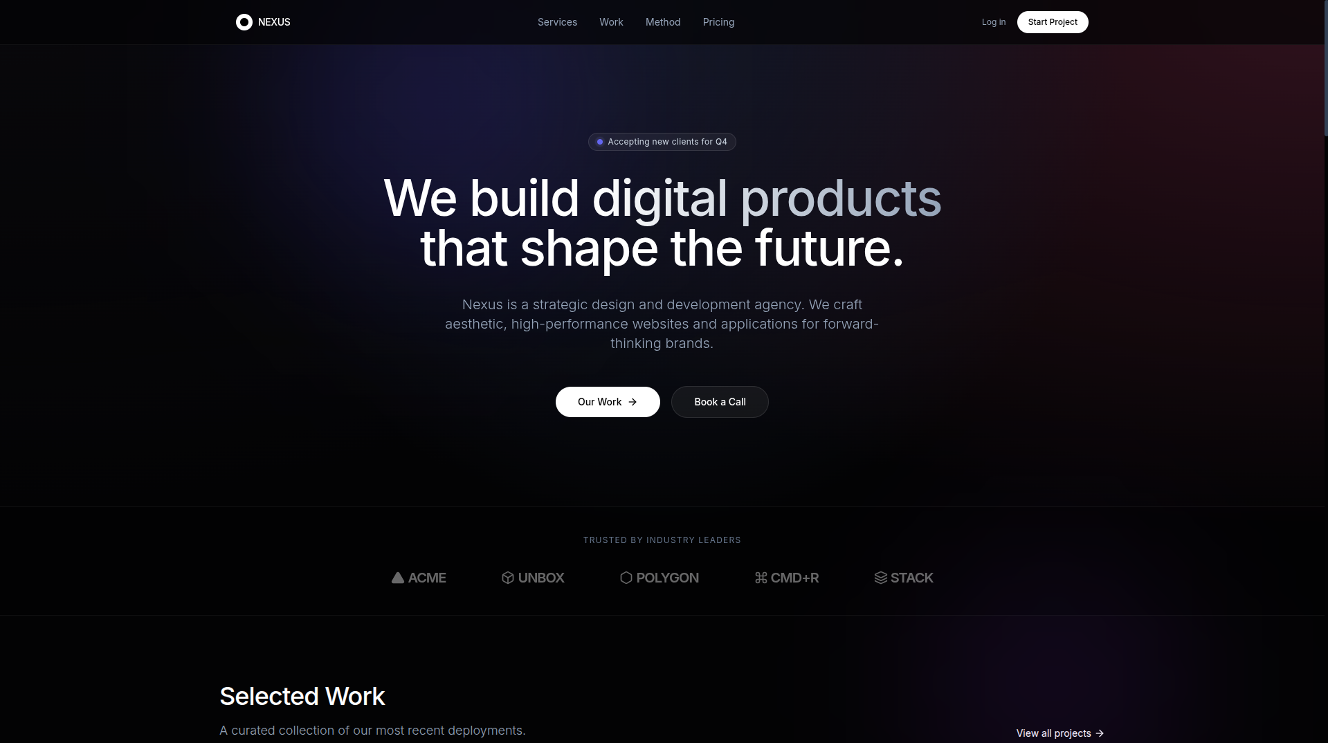 Landing Page Digital Agency