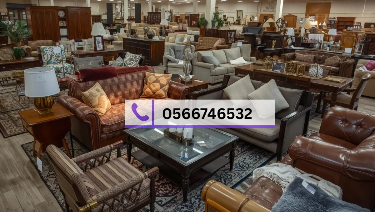 أثاث مستعمل للبيع في الدمام – أرائك وكراسي وطاولات في صالة عرض