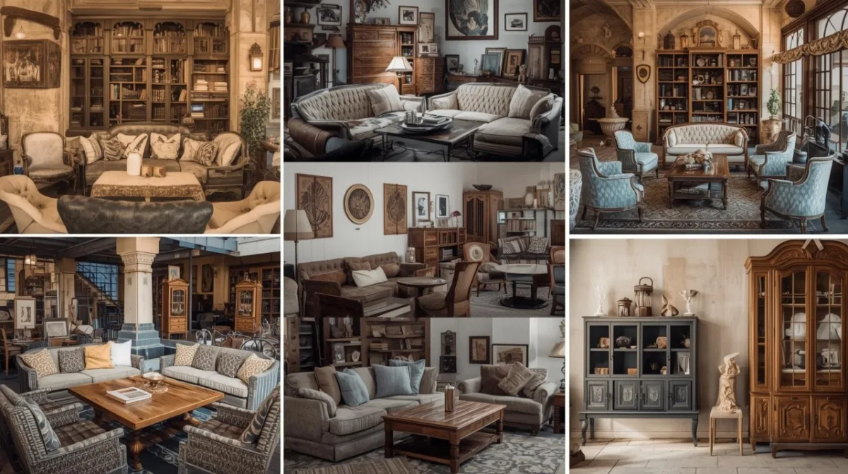 معرض أثاث قديم وكلاسيكي وتصميم داخلي لغرف المعيشة في الدمام