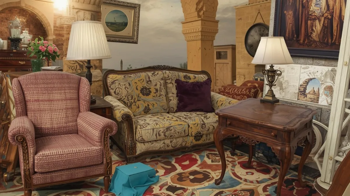 معرض أثاث وديكور داخلي على الطراز الكلاسيكي القديم في الدمام