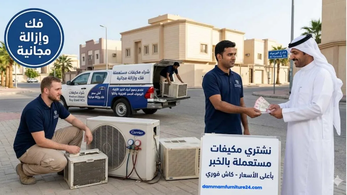 نشتري مكيفات مستعملة بالخبر بأعلى الأسعار مع خدمة فك وإزالة مجانية ودفع كاش فوري