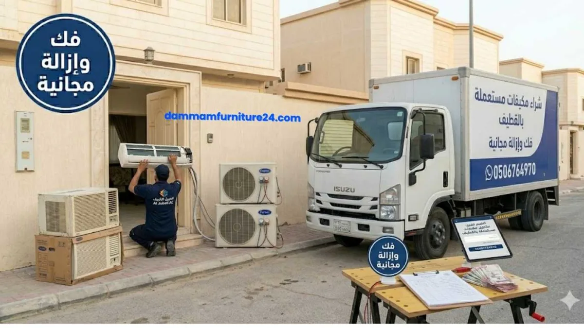 شراء مكيفات مستعملة في الجبيل بأعلى سعر مع كاش فوري وفك مجاني