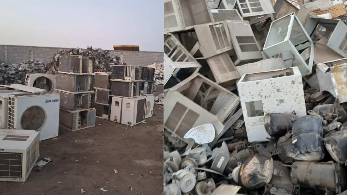 شراء مكيفات سكراب بالدمام مع تجميع وحدات التكييف المستعملة والخردة استعدادًا للتقييم وإعادة التدوير.
