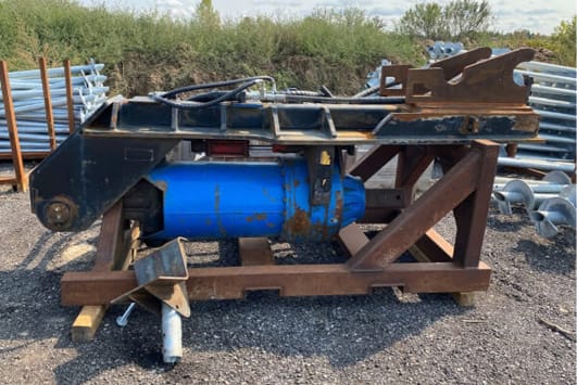 Hydraulic driver unit and rental equipment
