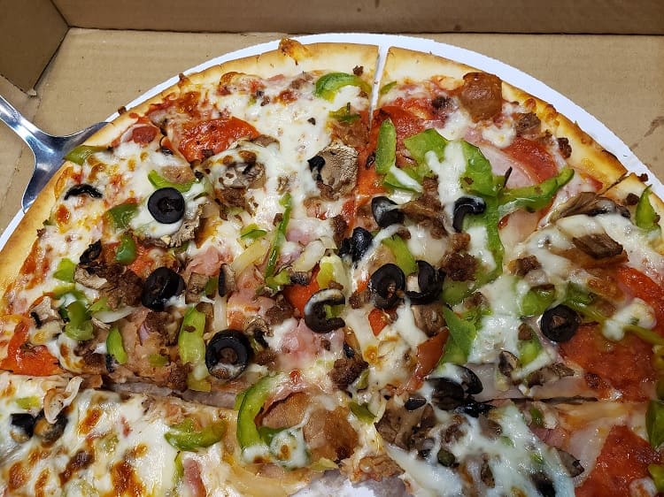 Riverside Pizza Restaurant is a casual spot to visit if you suddenly crave pizzas